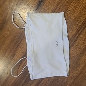 ALO Yoga White Sports Bra
